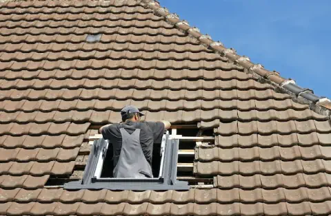 Pose de velux - Le Garric